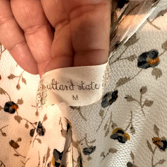 Altar'd State Floral Tiered Tie Back Tank Size Medium - Picture 6 of 8